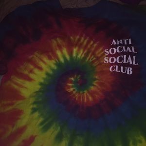 anti social club shirt